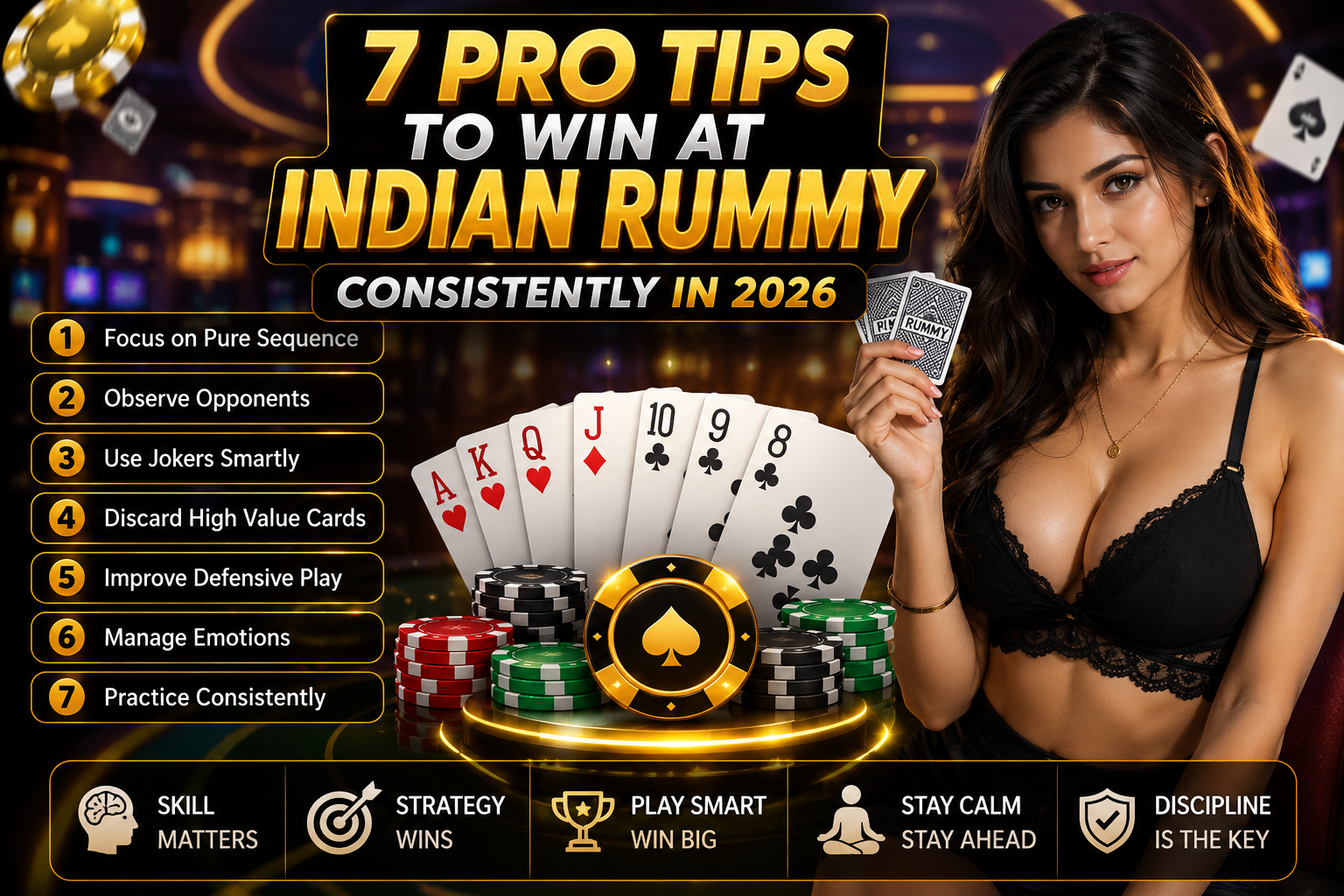 tips to win at indian rummy