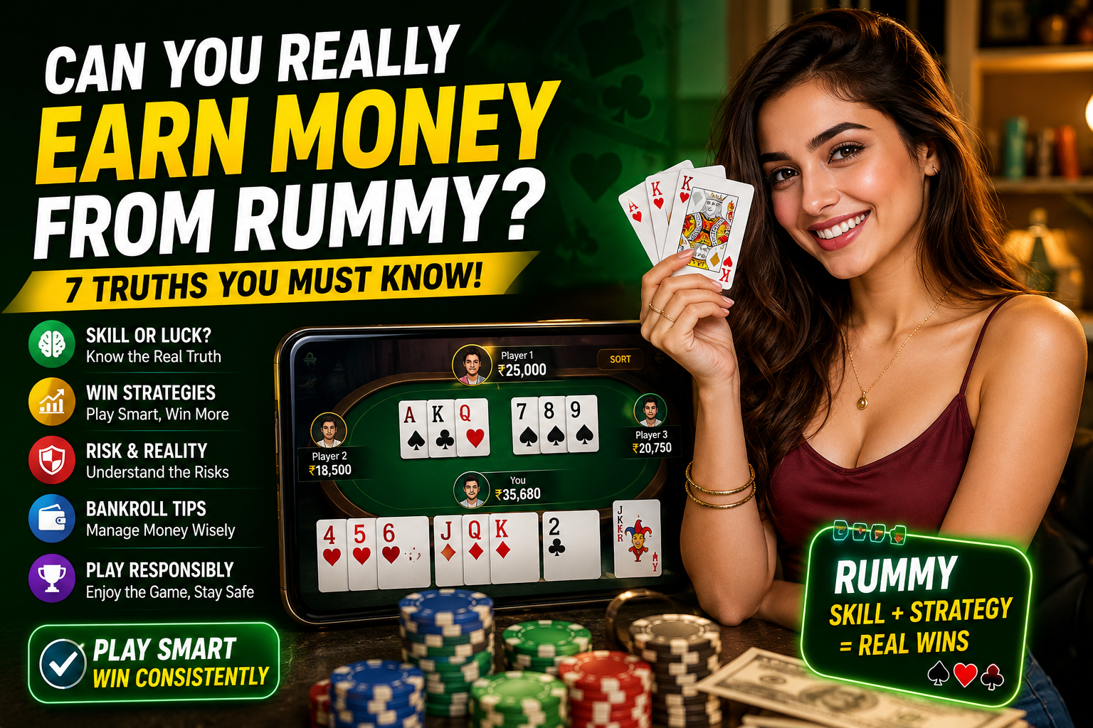 Can You Really Earn Money from Rummy