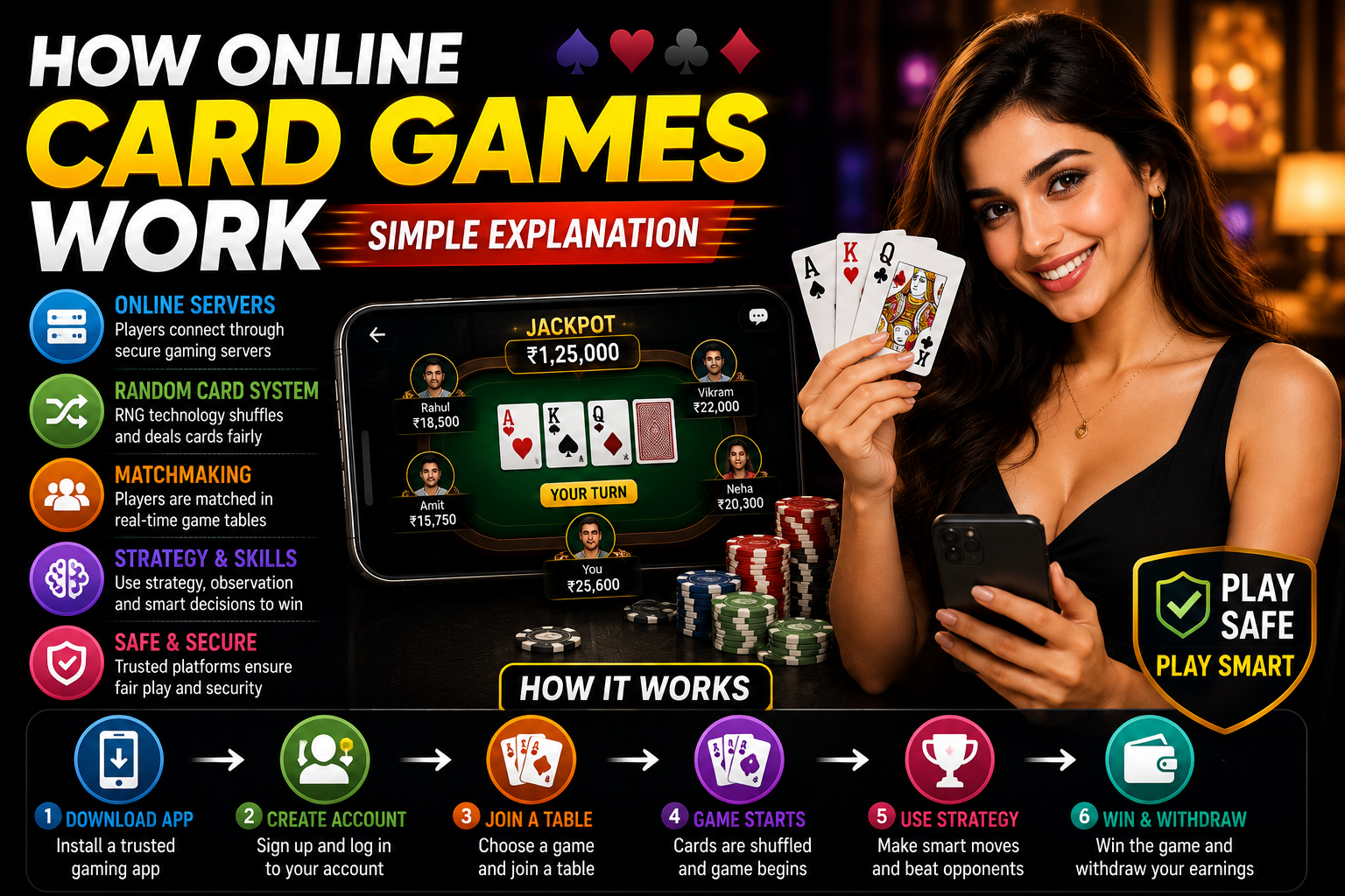How Online Card Games Work Simple Explanation