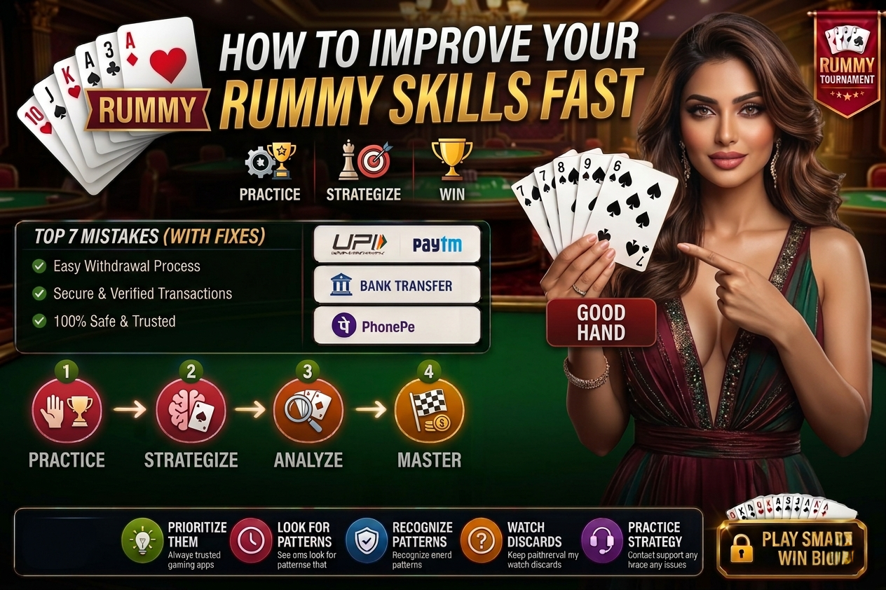How to Improve Your Rummy Skills Fast