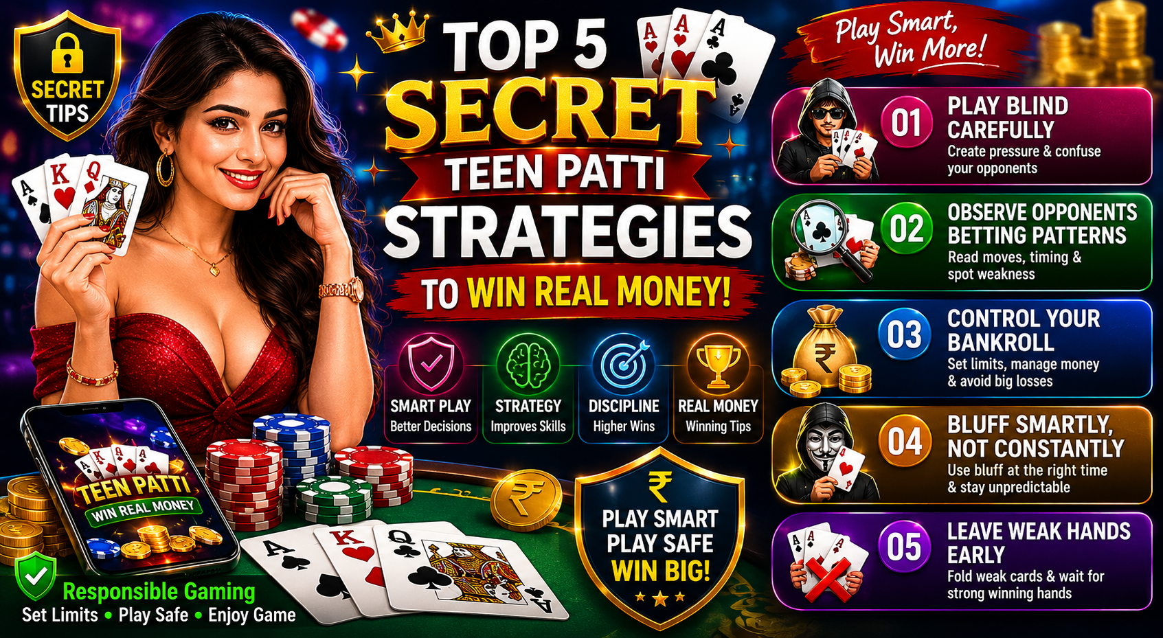 secret teen patti strategies