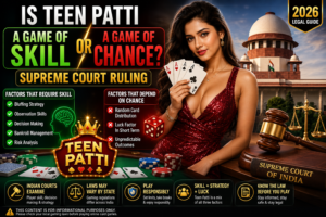 teen patti game of skill or chance