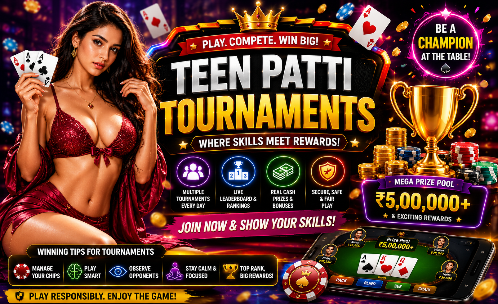 teen patti tournaments