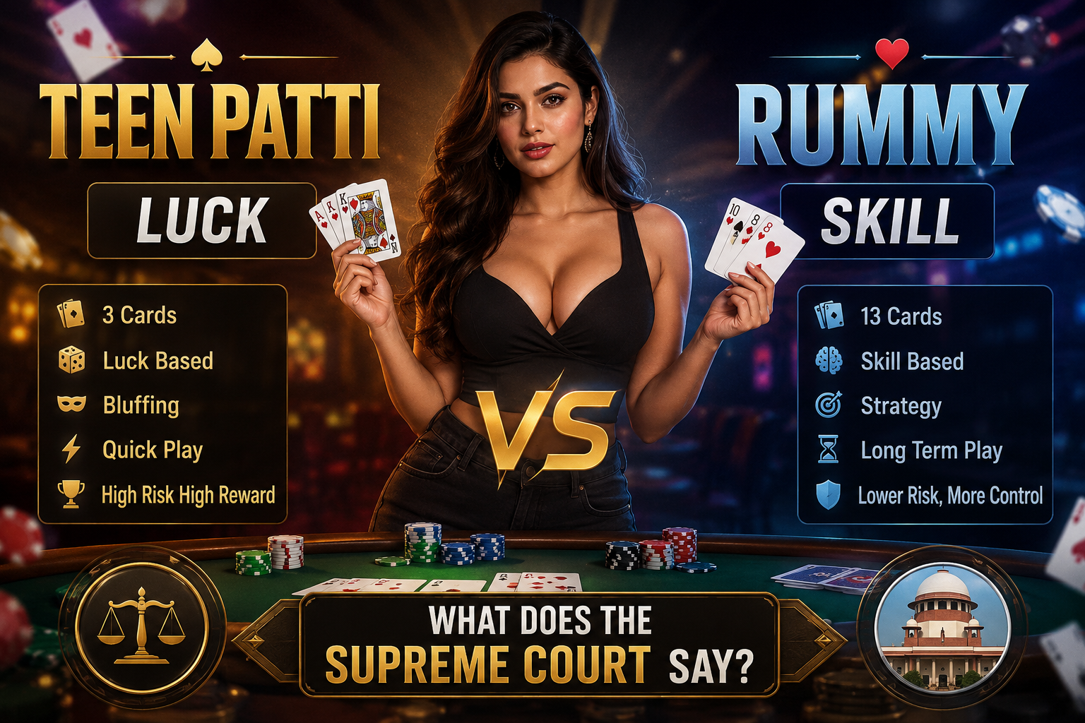 Teen Patti vs Rummy Luck vs Skill Supreme Court India 2026