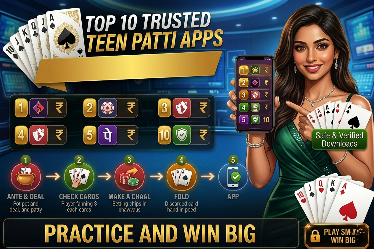 Top Trusted Teen Patti Apps in India with Fast Withdrawal