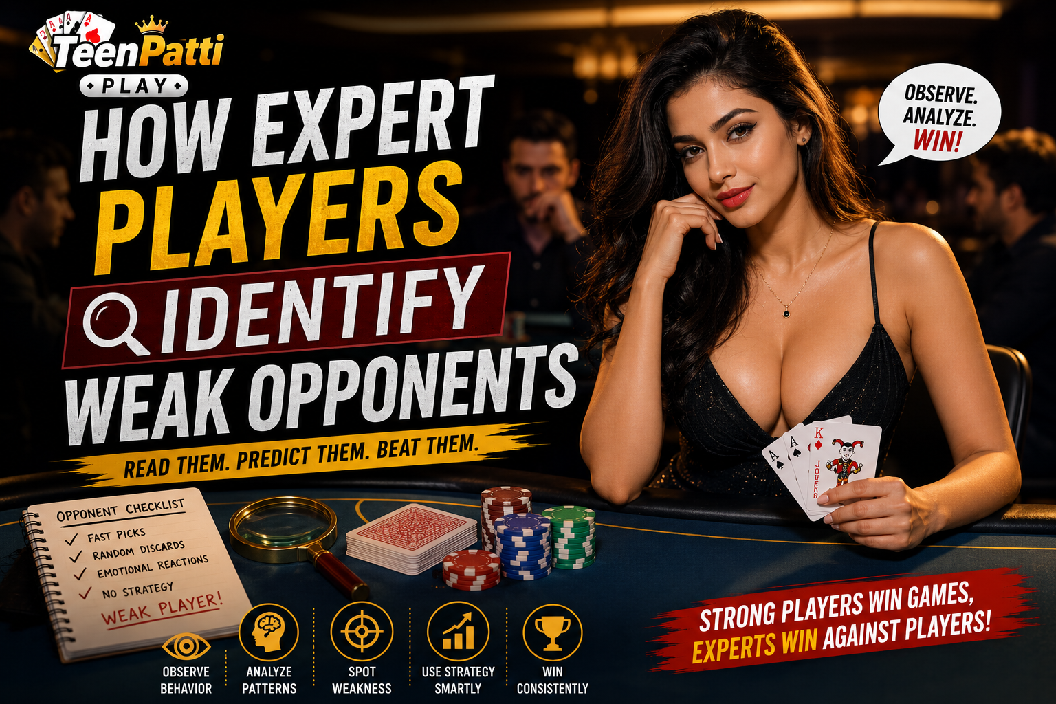 How Expert Players Identify Weak Opponents in Rummy strategy guide