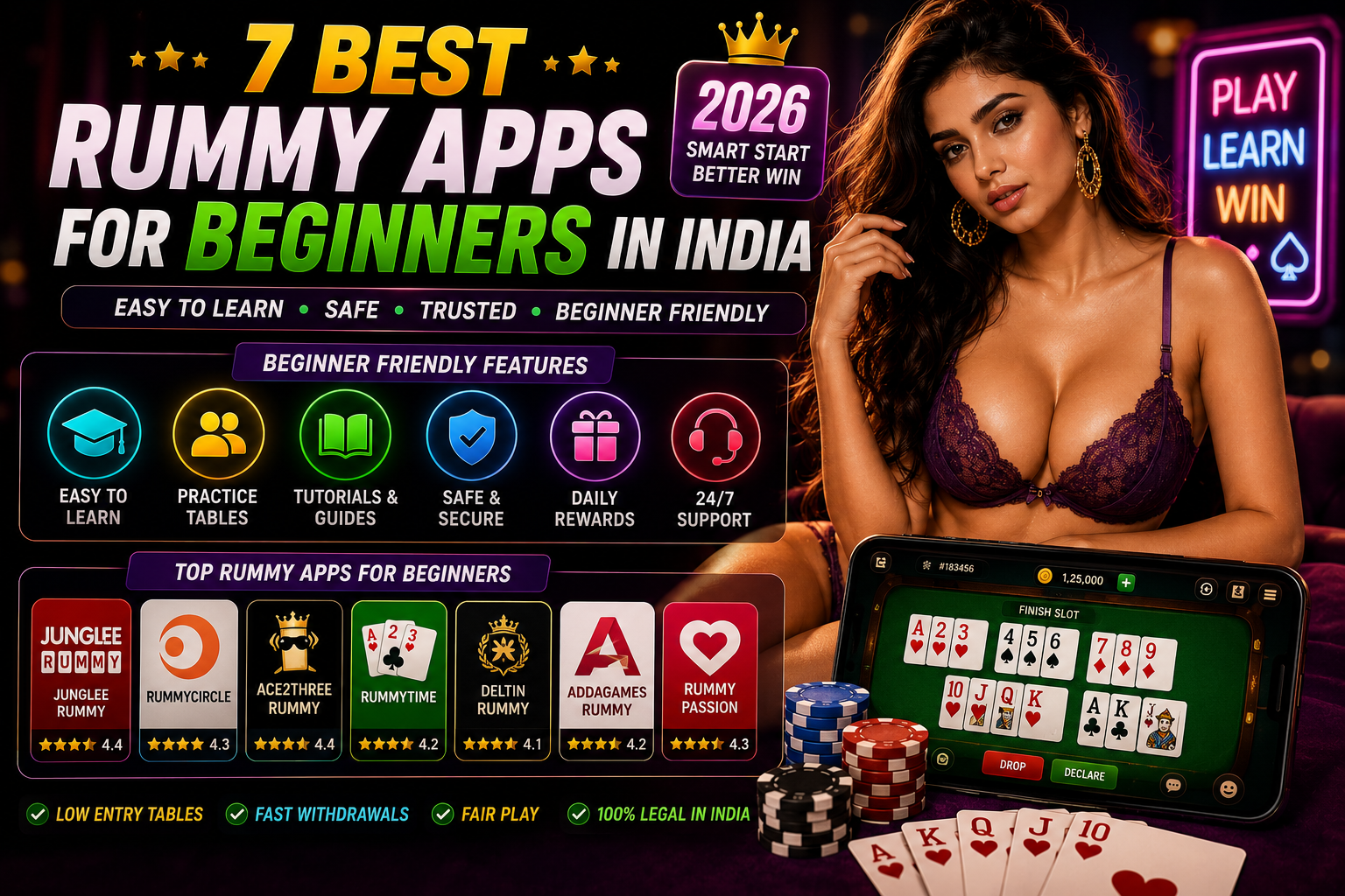 Best Rummy Apps for Beginners in India 2026 Guide