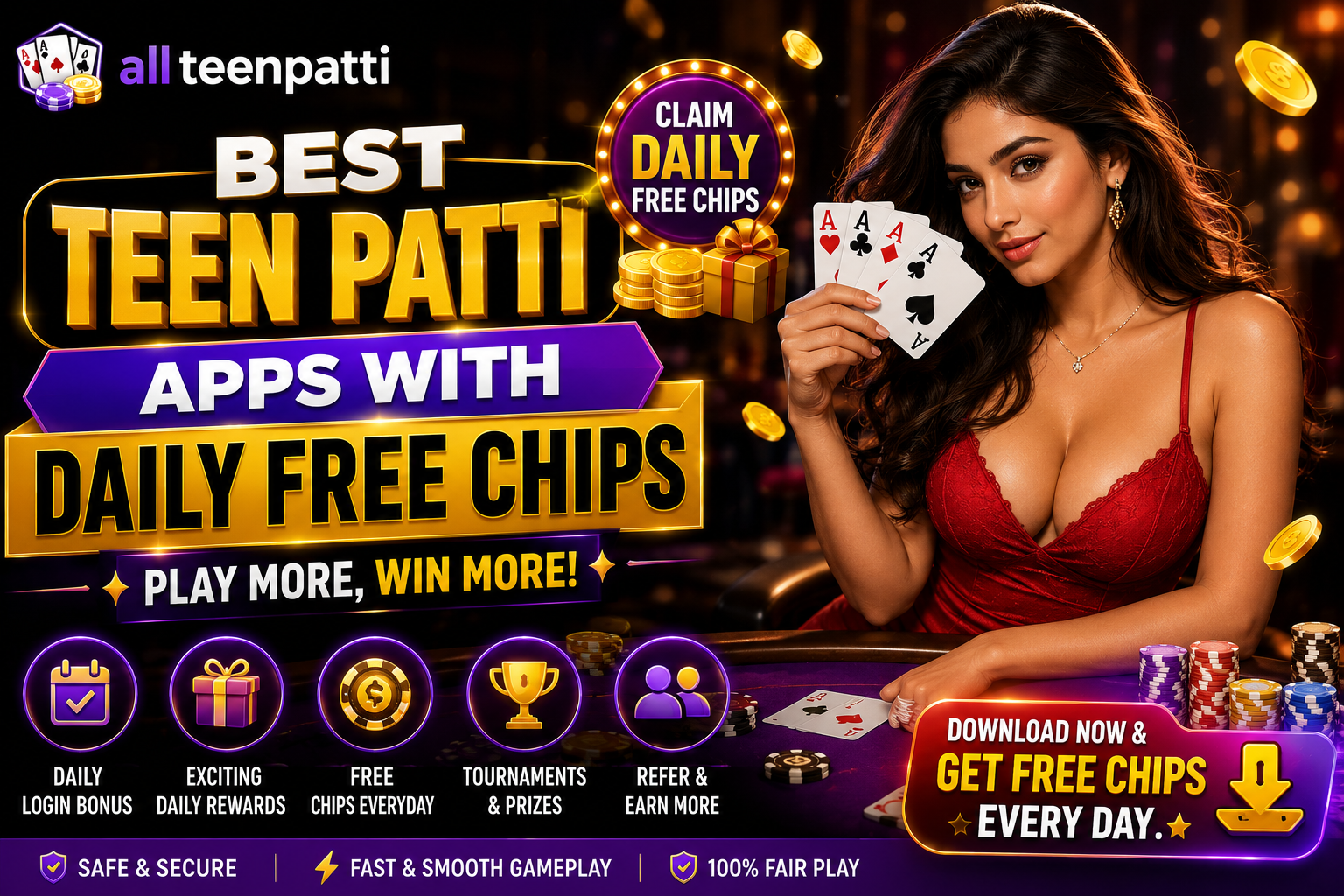 Best Teen Patti Apps with Daily Free Chips