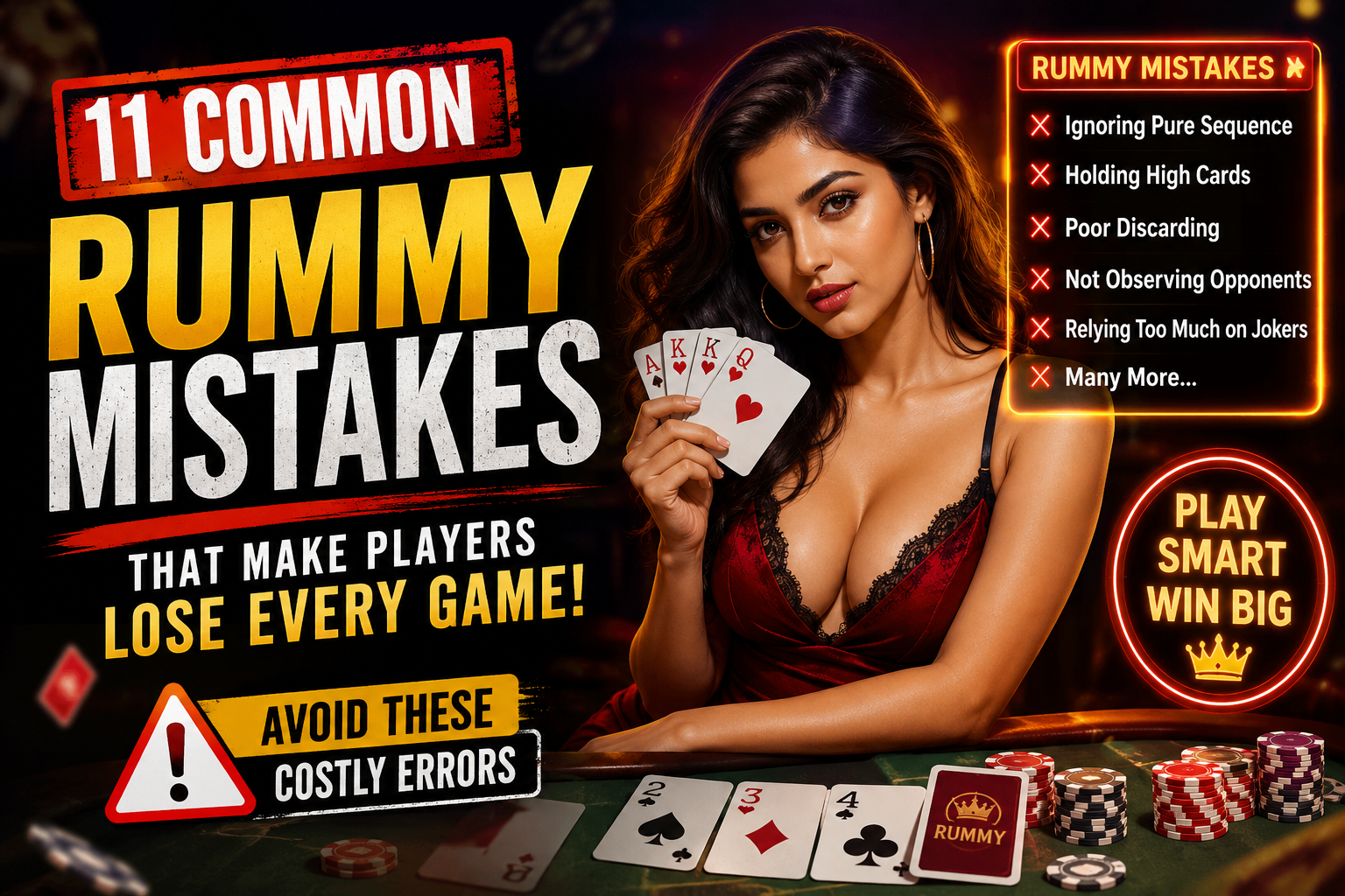Common Rummy Mistakes That Make Players Lose Every Game