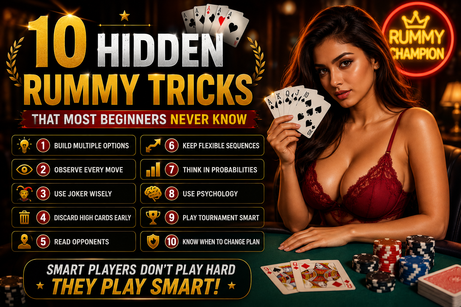 Hidden Rummy Tricks that most beginners never know in Indian Rummy 2026