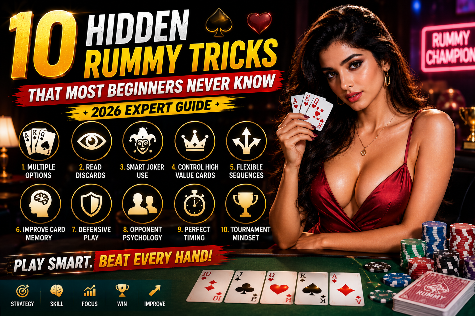 10 Hidden Rummy Tricks That Most Beginners Never Know in Indian Rummy 2026