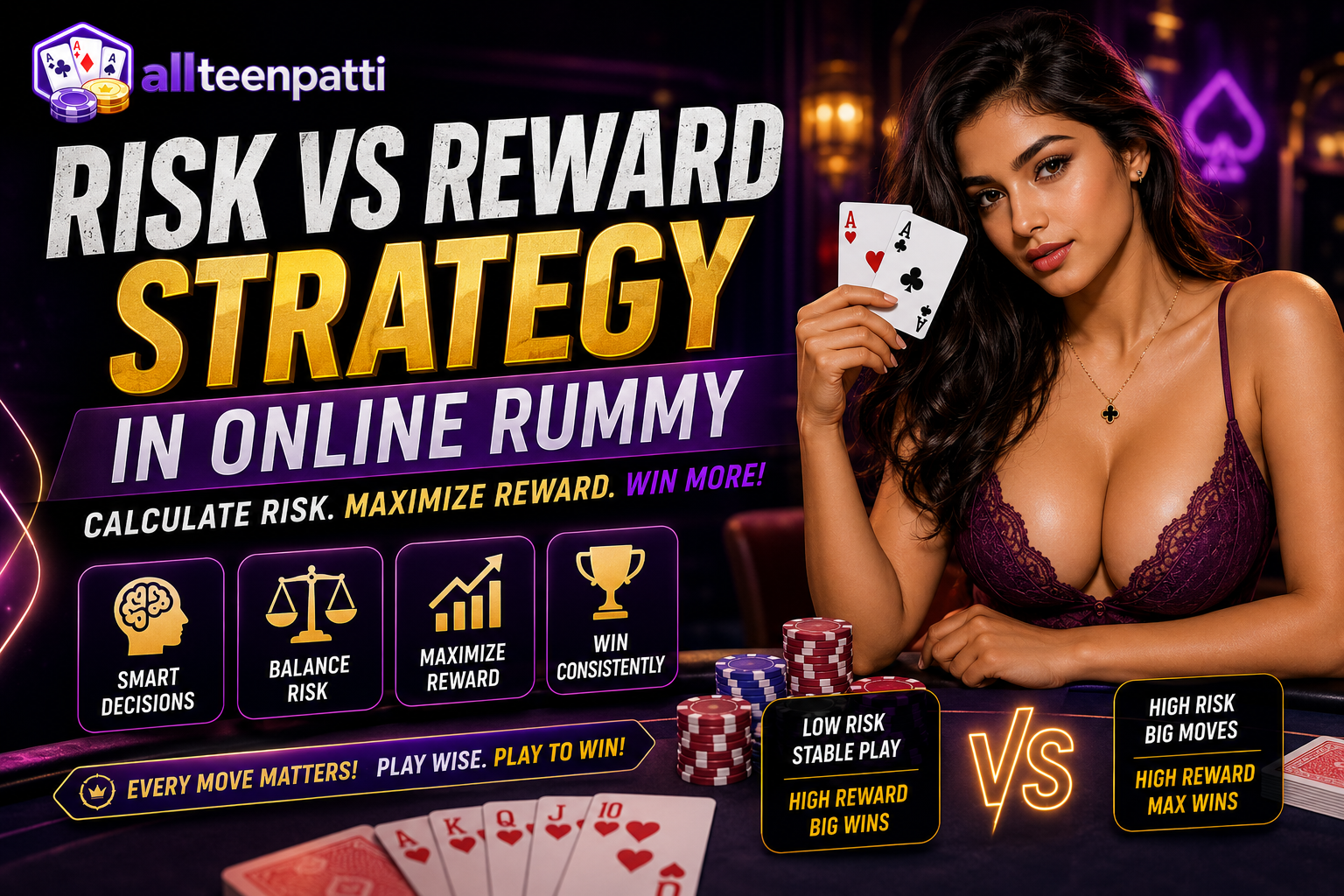 Risk vs Reward Strategy in Online Rummy guide