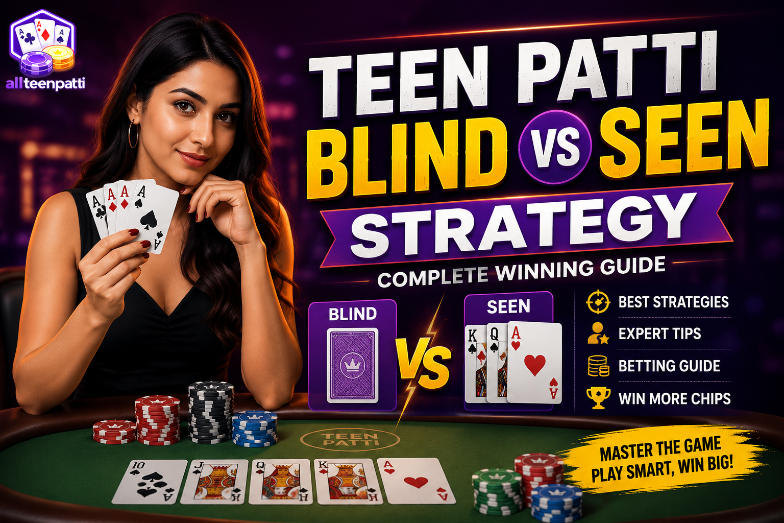 Teen Patti Blind vs Seen Strategy complete winning guide for beginners and advanced players