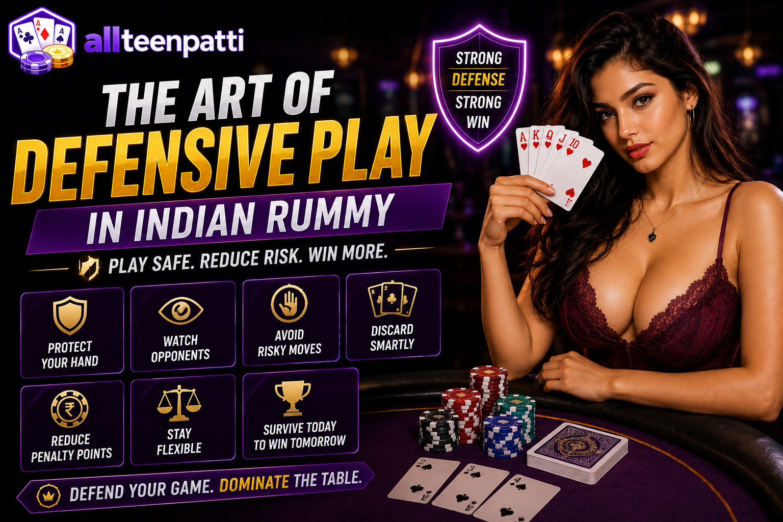 The Art of Defensive Play in Indian Rummy strategy guide