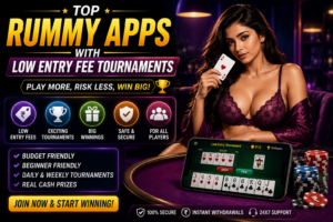 Top Rummy Apps with Low Entry Fee Tournaments in India 2026