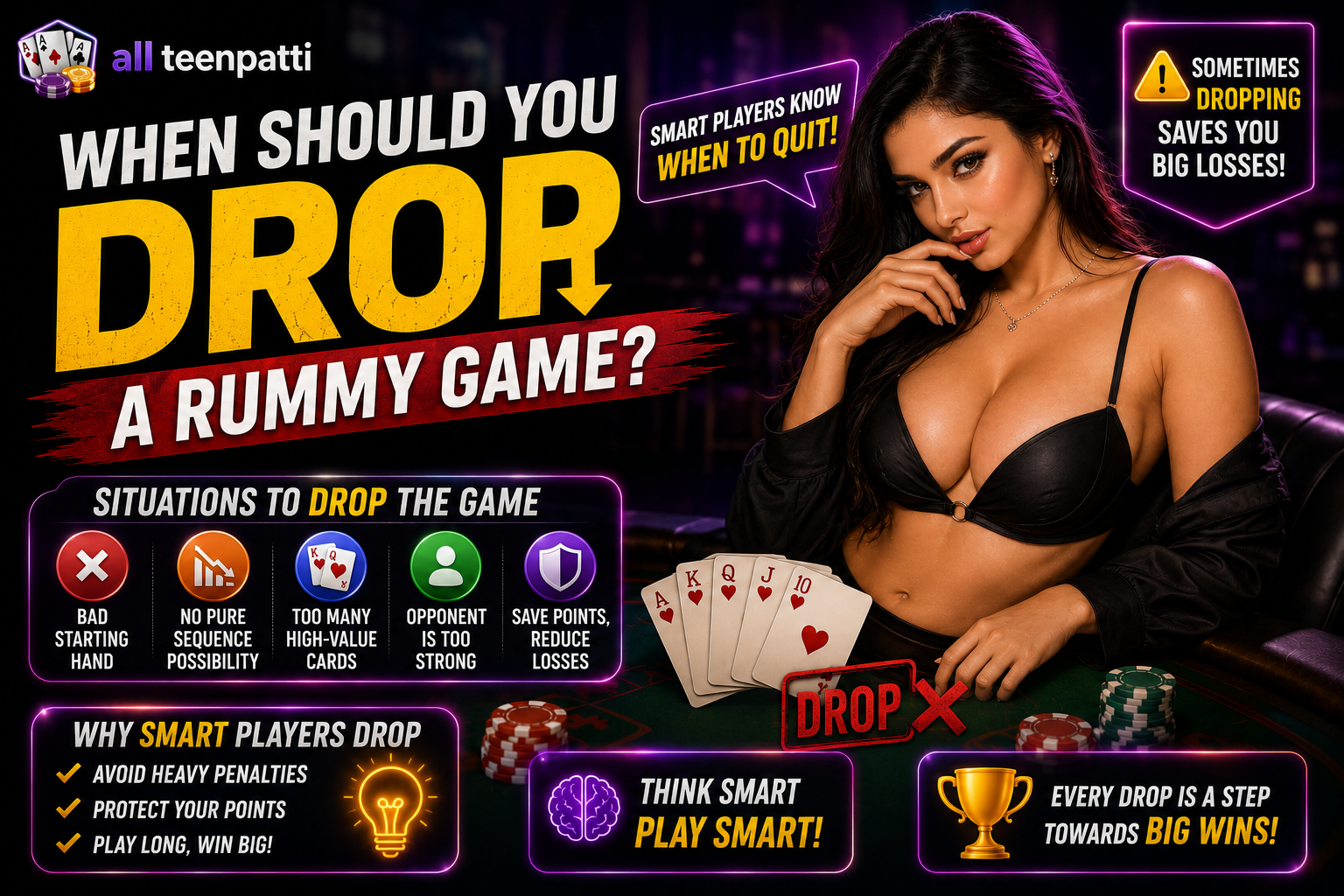When Should You Drop a Rummy Game