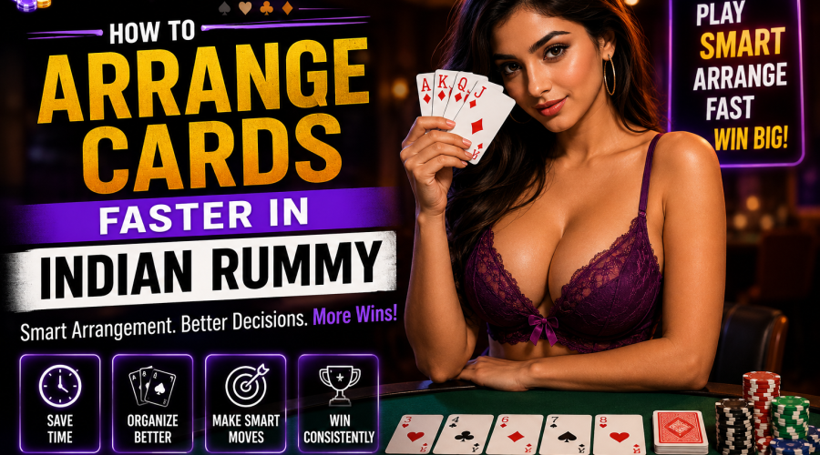 How to Arrange Cards Faster in Indian Rummy