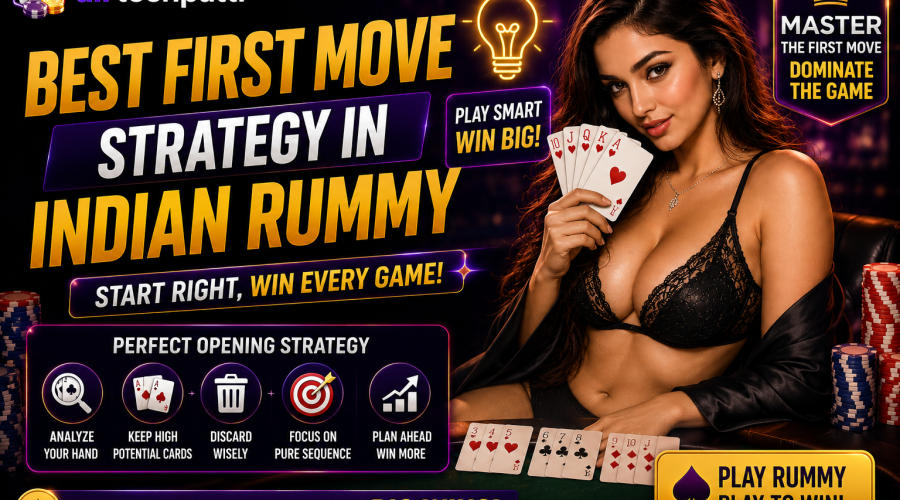 Best First Move Strategy in Indian Rummy