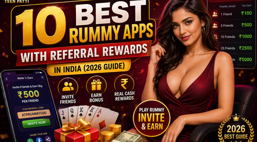 Best Rummy Apps with Referral Rewards in India