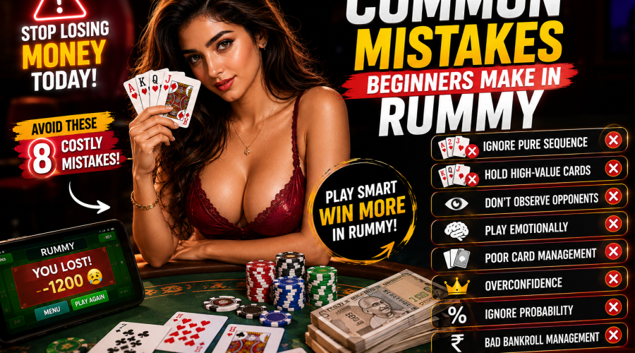Common Mistakes Beginners Make in Rummy and How to Avoid Them