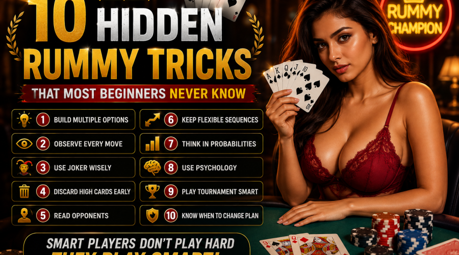 Hidden Rummy Tricks that most beginners never know in Indian Rummy 2026