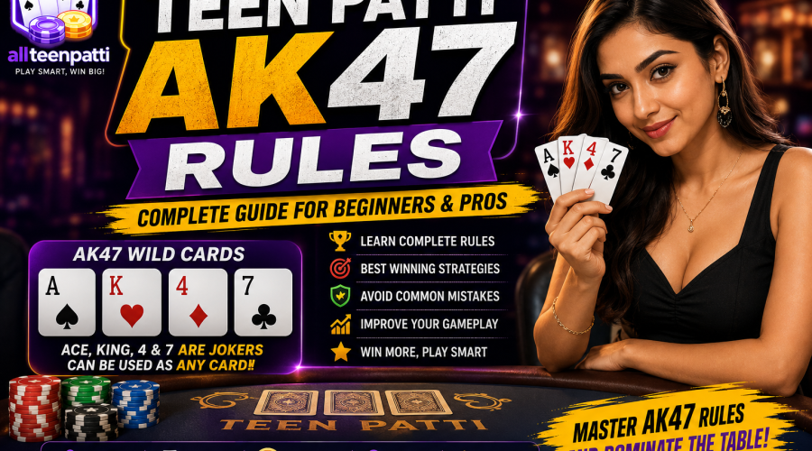 Teen Patti AK47 Rules complete gameplay and winning strategy guide