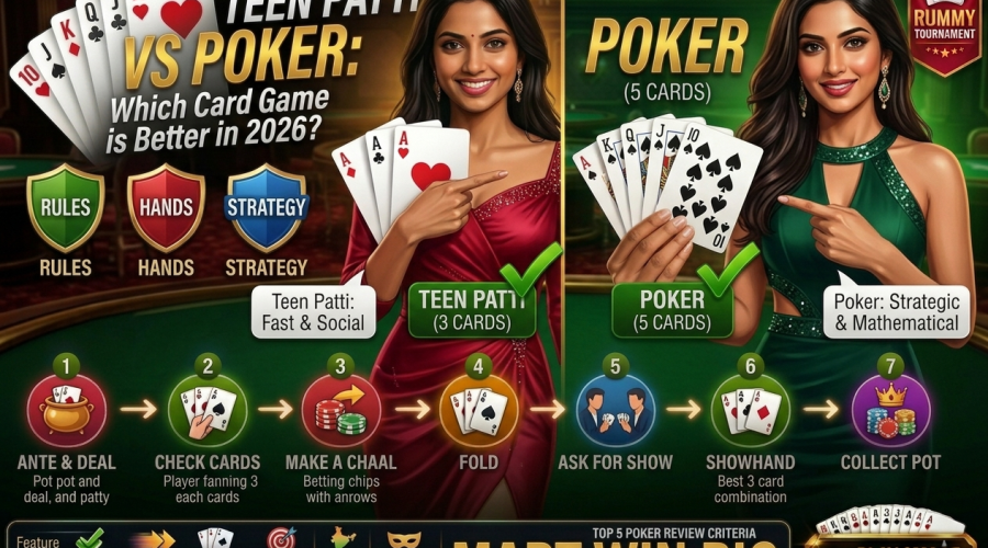 teen patti vs poker
