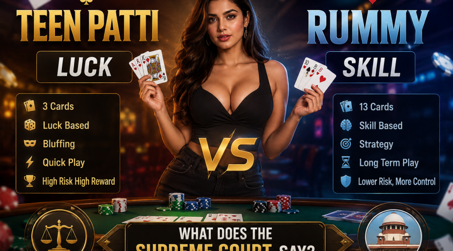 Teen Patti vs Rummy Luck vs Skill Supreme Court India 2026