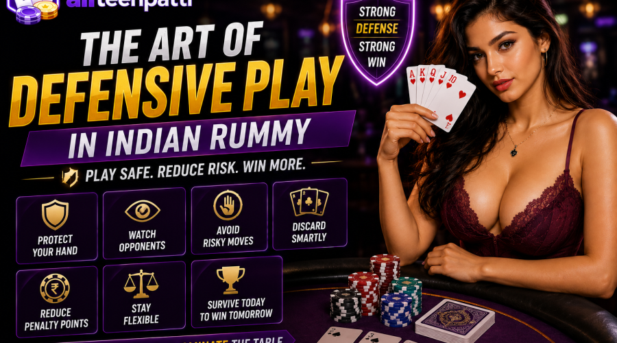 The Art of Defensive Play in Indian Rummy strategy guide