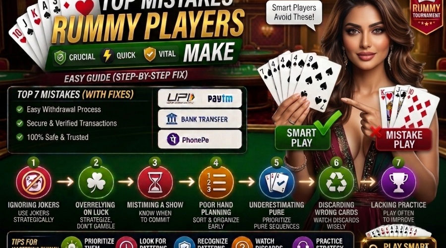 Top Mistakes Rummy Players Make