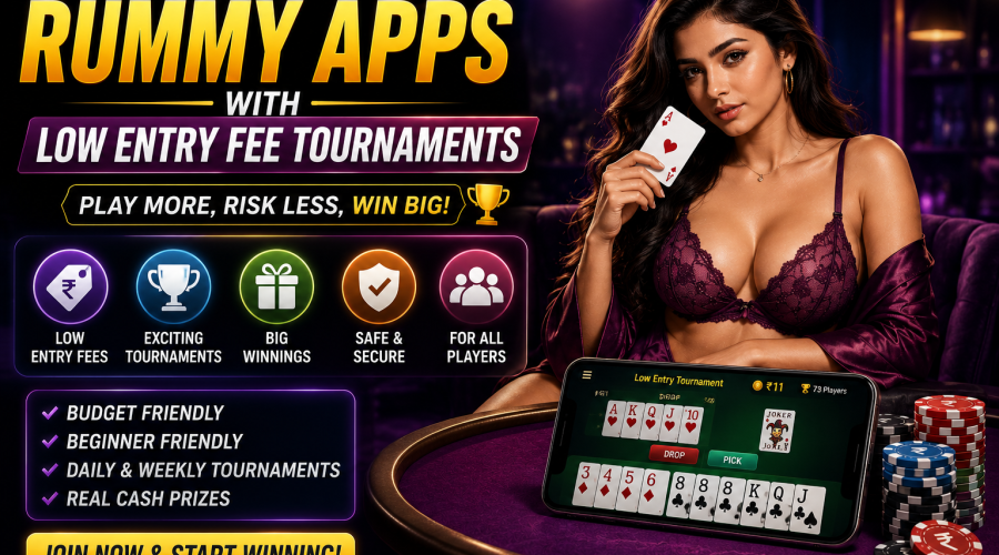 Top Rummy Apps with Low Entry Fee Tournaments in India 2026