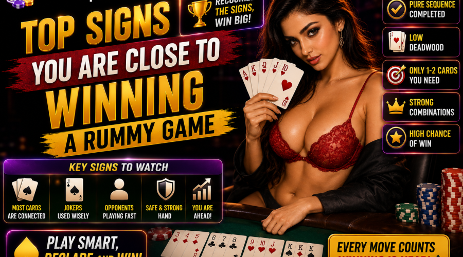 Top Signs You Are Close to Winning a Rummy Game