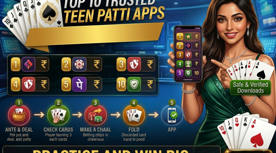 Top Trusted Teen Patti Apps in India with Fast Withdrawal