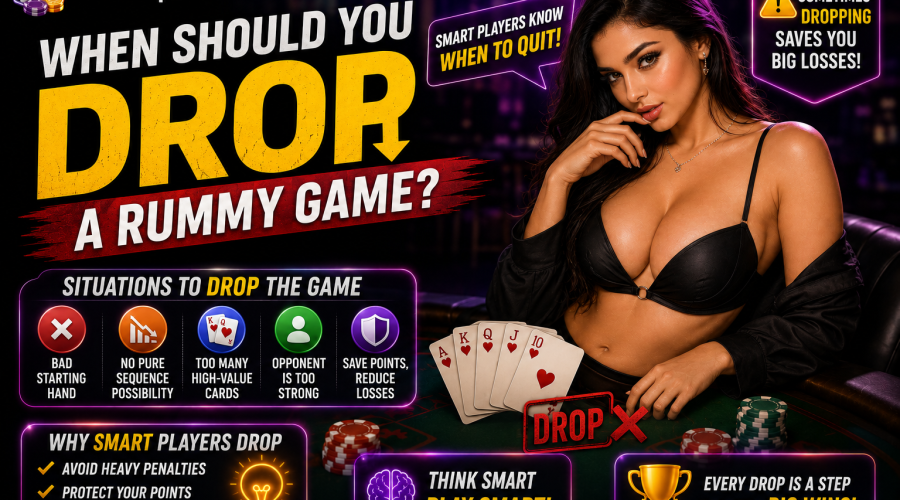 When Should You Drop a Rummy Game