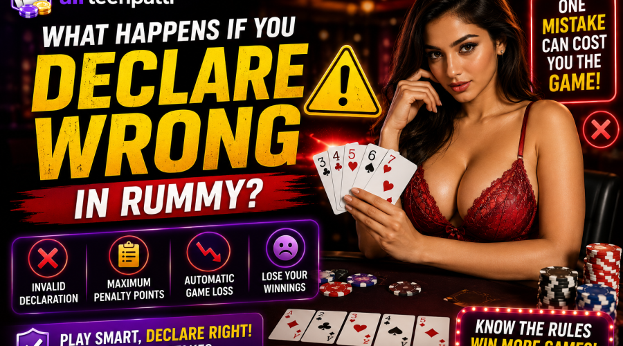 Wrong Declaration in Rummy